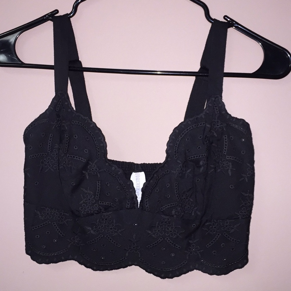 Black crop top/ bralette